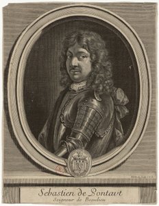 Edelinck - Sebastien de Pontaut Seigneur de Baulieu av Gérard Edelinck