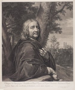 Filip av Champaigne av Gérard Edelinck