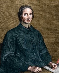 Porträtt av Nicolas Malebranche (1638-1715), fransk filosof.