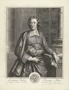 Porträtt av Jean Paul Bignon Joannes Paulus Bignon Abbas (titel på objekt) av Gérard Edelinck