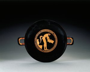 Attic Rödfigur kylix, c.470 f.Kr av Greek