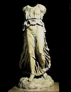 Figur av Nike, personifiering av Victory av Greek