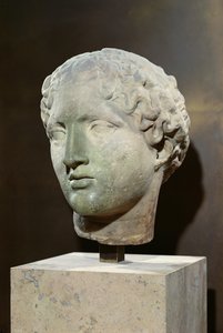Huvud för en gudinna, "Tete Laborde", från Parthenon, Aten, c.447-432 f.Kr. (marmor) av Greek