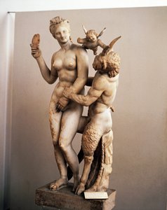 Grekland, Aten, Afrodite, kärlekens gudinna, skulptur