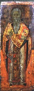 St. Charalambos, ikon, från Kastoria (tempera på panel) av Greek School