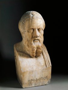 Byst av Herodotos, 300-talet f.Kr. (Marmorskulptur)