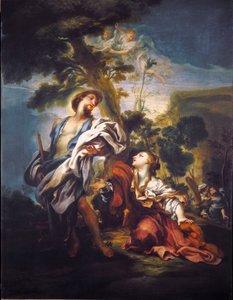 Noli Me Tangere-målning av Gregorio De Ferrari (1647-1726), gener, Strada Nuova-museer