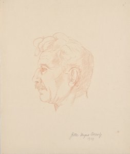 Porträtt av Franz Barwig den äldre av Grete Wagner Barwig