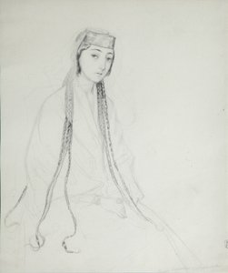 Porträtt av prinsessan Maria Maiko Orbeliani 1818-1849, 1840-1842