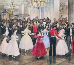 Balen i prinsessan Maria Baryatinskayas hus, 1830-talet