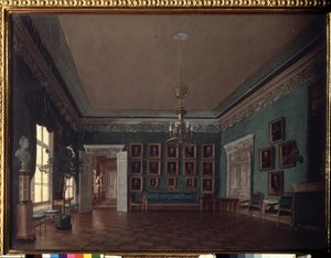 I rummet. Målning av Grigori Karpovich Mikhaylov (1814-1867), olja på duk. Rysk konst från 1800-talet. Statens Tretjakovgalleri, Moskva. av Grigory Mikhailov