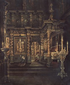 I antagandet av den välsignade jungfrukatedralen i Rostov, 1862 av Grigory Vasilievich Yurov