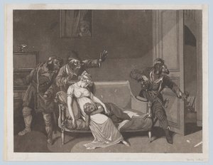First Scene of Thieves, ca. 1805. av Gror