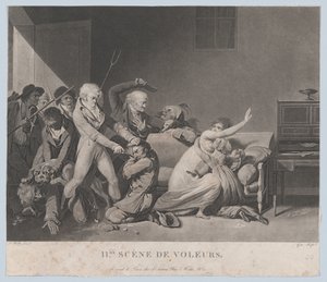 Andra tjuvscenen, ca. 1805. av Gror