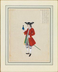 Porträtt av en utlänning, c.1765 av Guanpeng Ding