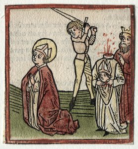 Sts. Theonestus och Albanus; eller St. Louis. Pancrace av Günther Zainer