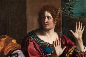 Amnon och Tamar, detalj av 2384639 av Guercino