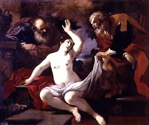 Susanna na Wazee av Guercino
