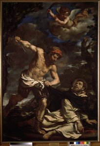 ""sint Peters martyrskap"" (Sankt Peters martyrskap) Målning av Giovanni Francesco Barbieri känd som Il Guercino (Le Guerchin) (1591-1666) 1625-1630 Pushkin-museet, Moskva