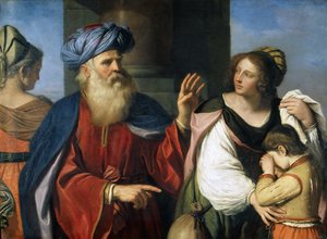 Abraham kastar ut Hagar och Ismael, 1657.