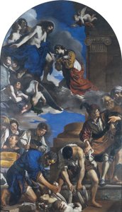 Begravning av den heliga Petronilla av Guercino