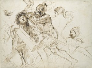 Kristus som bär korset, c1625-1628 av Guercino