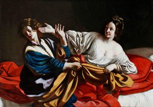Josef och Potifars hustru, 1631 av Guercino