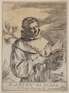 Sankt Antonius av Padua av Guercino