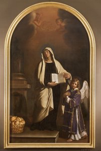 Saint Francesca Romana, 1656 av Guercino