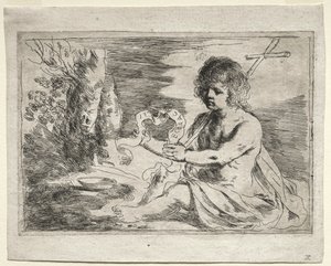 Johannes Döparen av Guercino