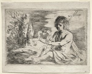 Johannes Döparen, 1650-talet. av Guercino