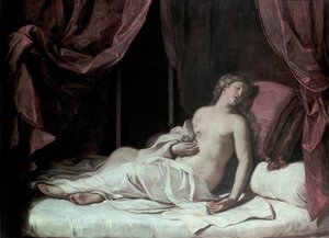 Kleopatras död, 1648 av Guercino