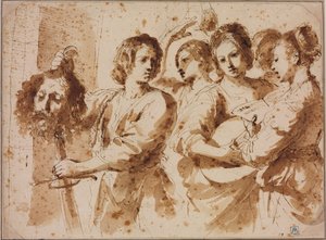 Davids triumf av Guercino
