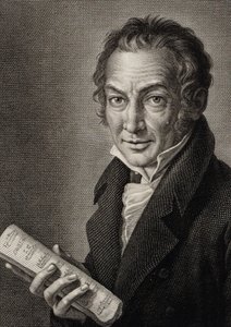 Porträtt av kompositören Nicola Antonio Zingarelli 1752-1837, 1816. av Guglielmo Morghen