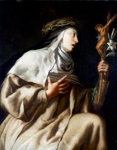 St Teresa av Avila före korset, c1621-1663