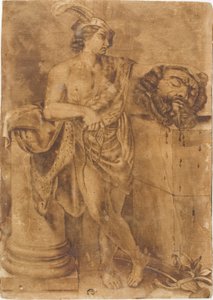 David med Goliats huvud av Guido Reni