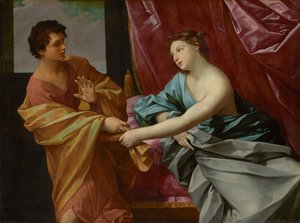 Josef och Potifars hustru av Guido Reni