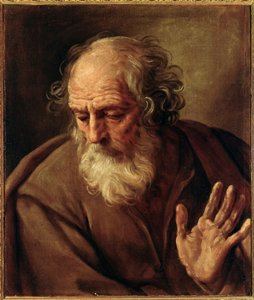 Porträtt av Saint Joseph Målning av Guido Reni dit Guiden (1575-1642) 1640-1642 Olja på duk Dim 65x53 cm Rom, National Gallery of Ancient Art, Palazzo Corsini av Guido Reni