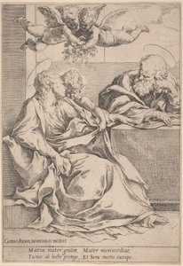 Den heliga familjen av Guido Reni