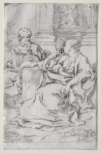Den heliga familjen av Guido Reni