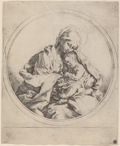Jungfru och barn av Guido Reni