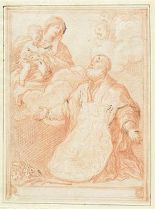 Vision av Saint Philip Neri av Guido Reni