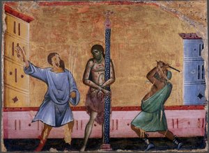 The flagellation of Christ, ca. 1280