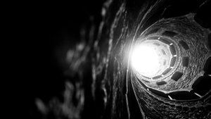 Light in the Initiatic Well, 2018 (fotografi) av Guilherme Pontes