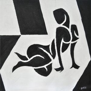 Lygia Nº 3, 2014 (olja på duk) av Guilherme Pontes
