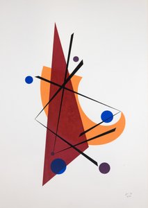 Movement Nº5, 2019 (silkscreen) av Guilherme Pontes