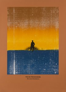 Om kärleken till grannen,Så talade Zarathustra, 2024 (träsnitt och silkscreen) av Guilherme Pontes