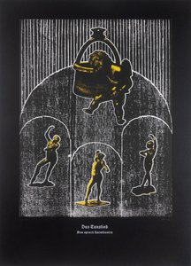 The Dancing Song, Så talade Zarathustra, 2024 (träsnitt och silkscreen)