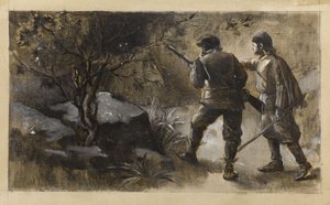Kennybol och Guldon Stayper, ca 1889 (olja på duk) av Guillaume Albert Demarest