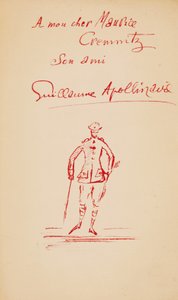 Inskription till Maurice Cremnitz från "Den mördade poeten", 1916
